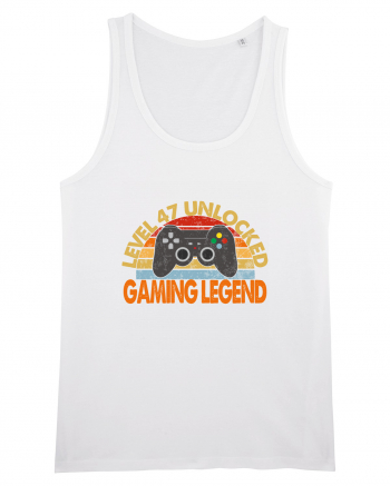 Level 47 Unlocked Gaming Legend White