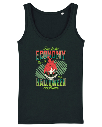 Costum de Halloween - Craniu în flăcări Black