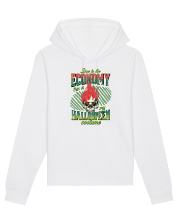 Costum de Halloween - Craniu în flăcări White