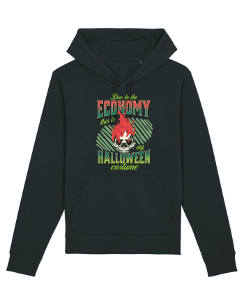 Costum de Halloween - Craniu în flăcări Black
