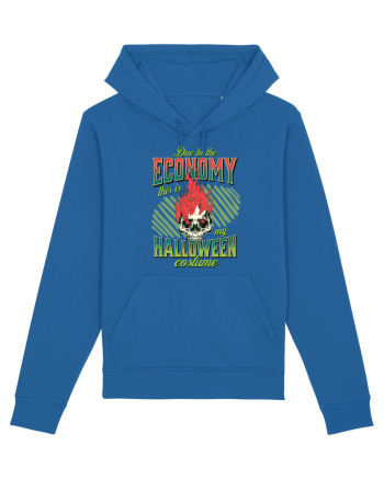 Costum de Halloween - Craniu în flăcări Royal Blue