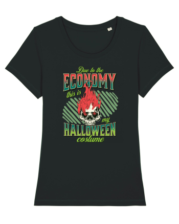 Costum de Halloween - Craniu în flăcări Black