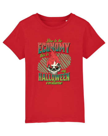 Costum de Halloween - Craniu în flăcări Red