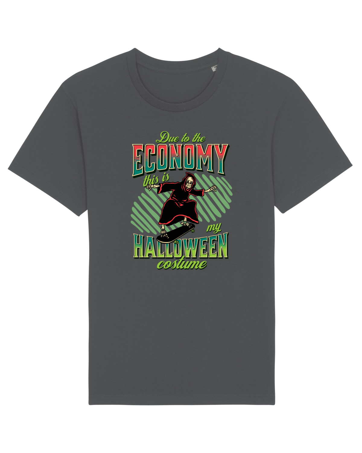 Tricou mânecă scurtă Unisex Rocker Anthracite