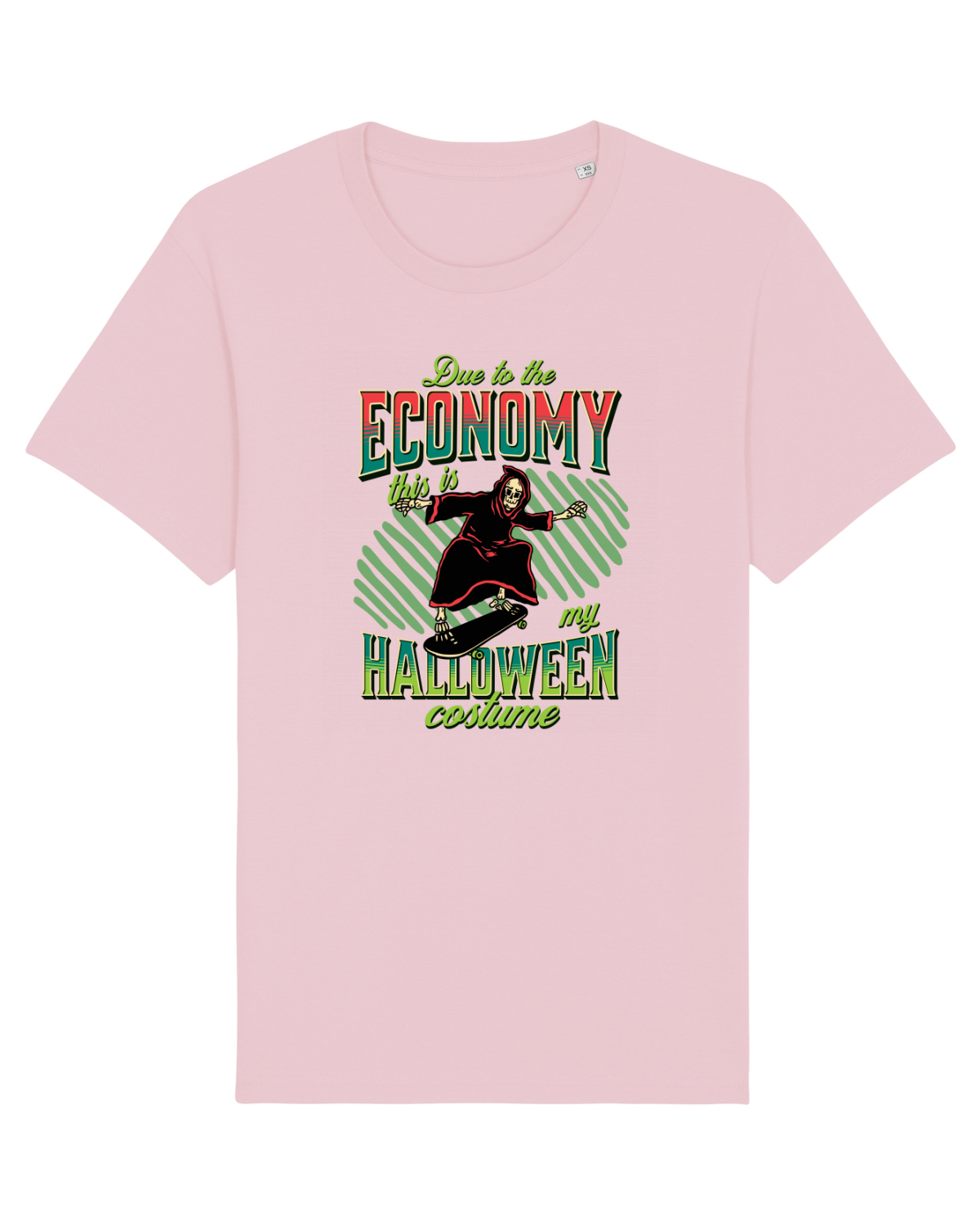 Tricou mânecă scurtă Unisex Rocker Cotton Pink