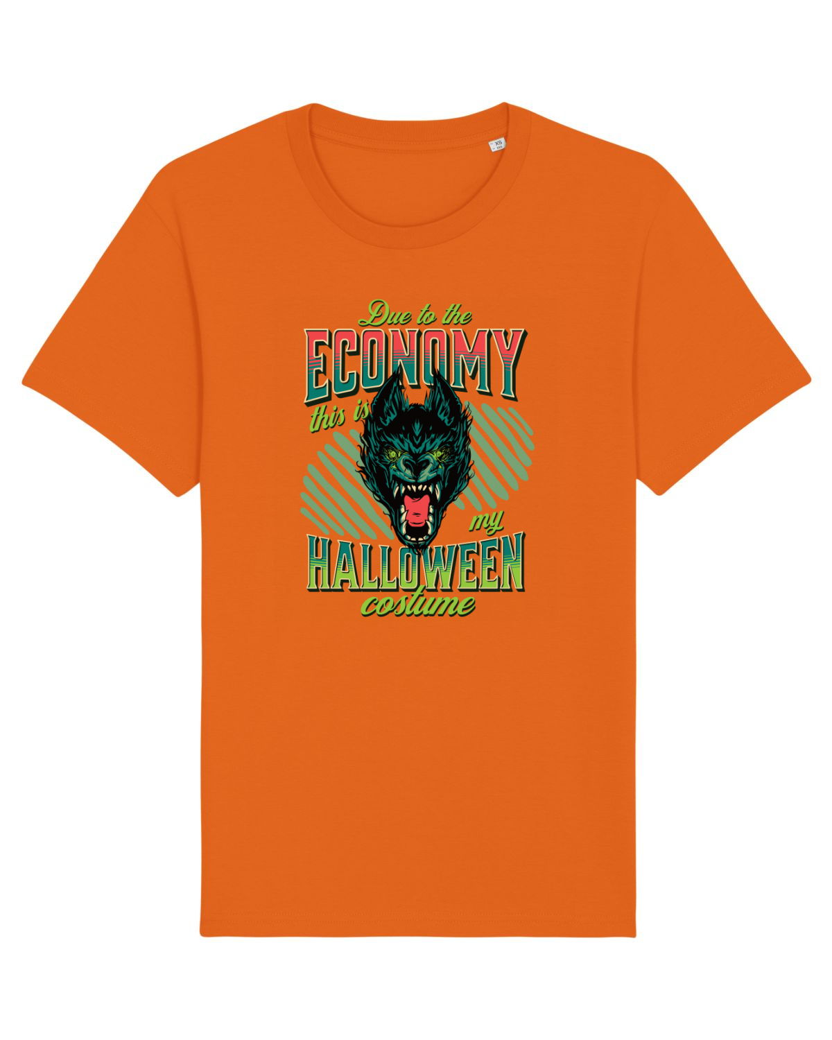 Tricou mânecă scurtă Unisex Rocker Bright Orange