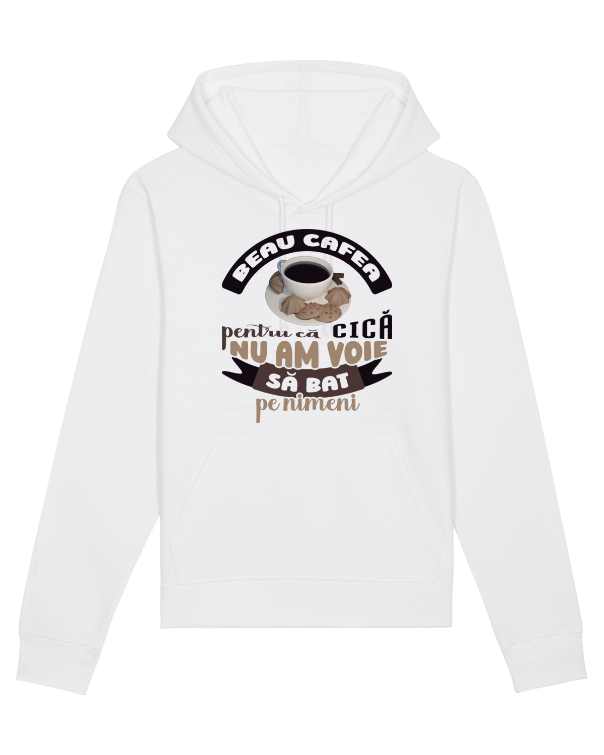 Hanorac Unisex Drummer White