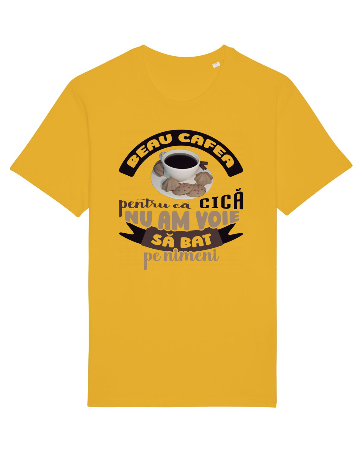Tricou mânecă scurtă Unisex Rocker Spectra Yellow