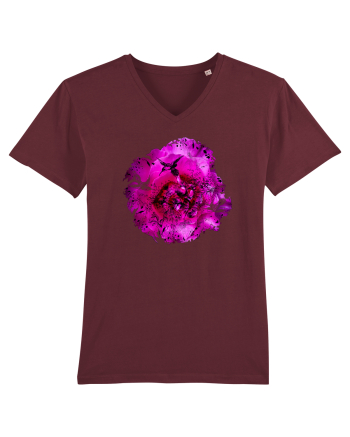 Trandafir si colibri Burgundy