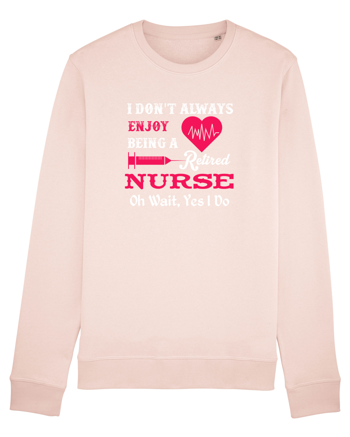 Bluză mânecă lungă Unisex Rise Candy Pink