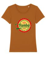 SAMBA Tricou mânecă scurtă guler larg fitted Damă Expresser