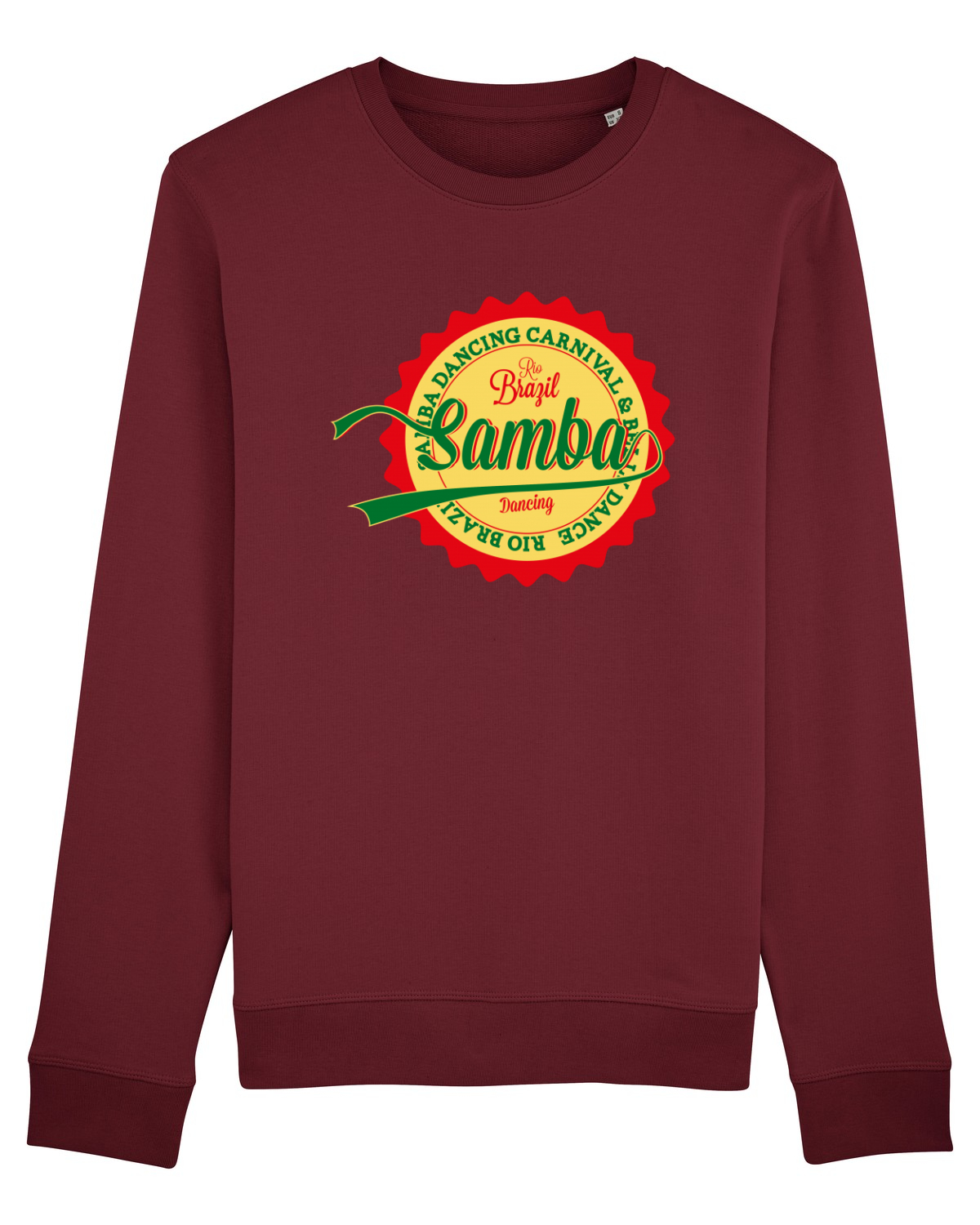 Bluză mânecă lungă Unisex Rise Burgundy