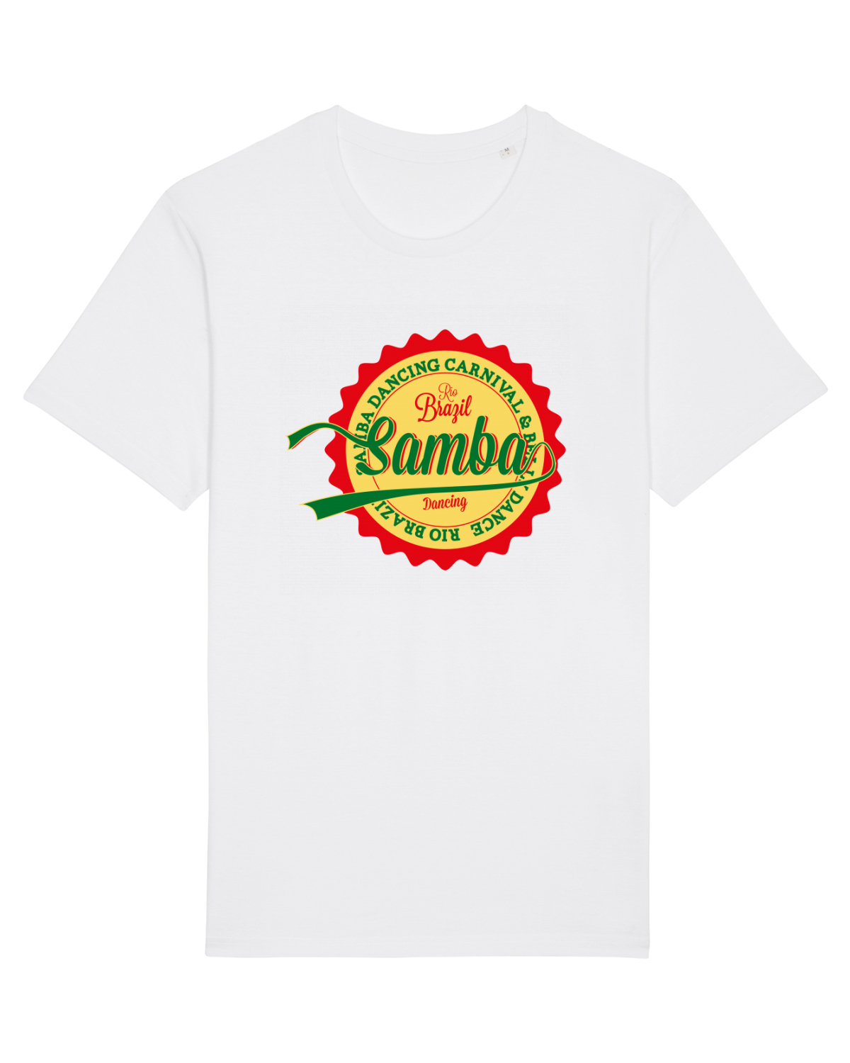 Tricou mânecă scurtă Unisex Rocker White