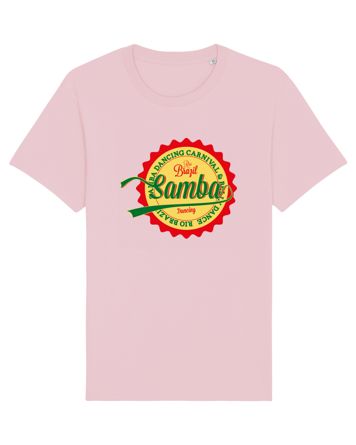 Tricou mânecă scurtă Unisex Rocker Cotton Pink