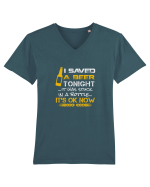 BEER Tricou mânecă scurtă guler V Bărbat Presenter
