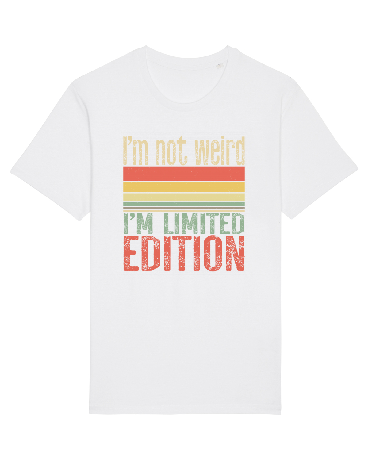 Tricou mânecă scurtă Unisex Rocker White
