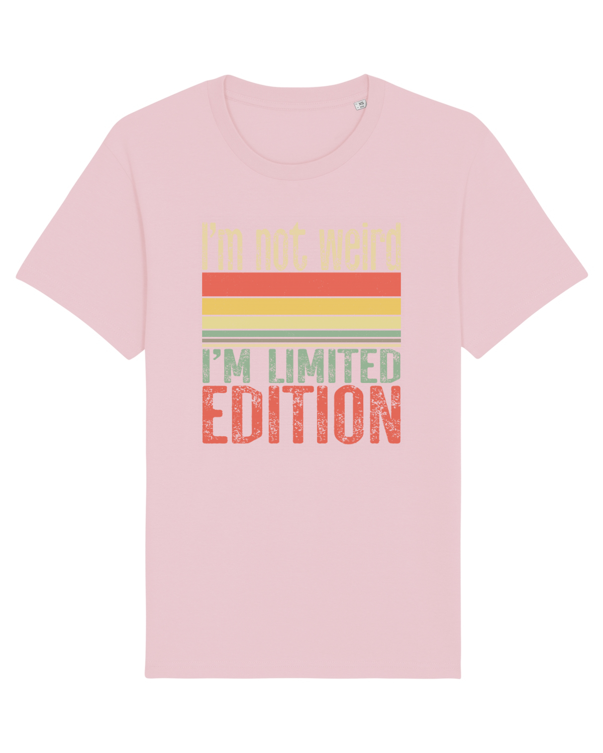 Tricou mânecă scurtă Unisex Rocker Cotton Pink