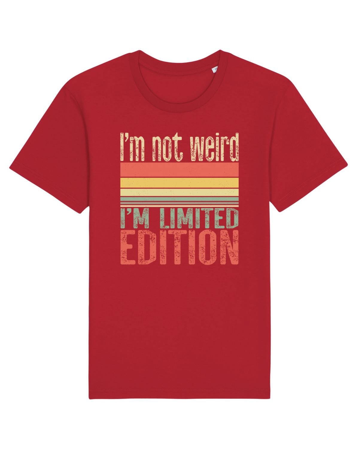 Tricou mânecă scurtă Unisex Rocker Red