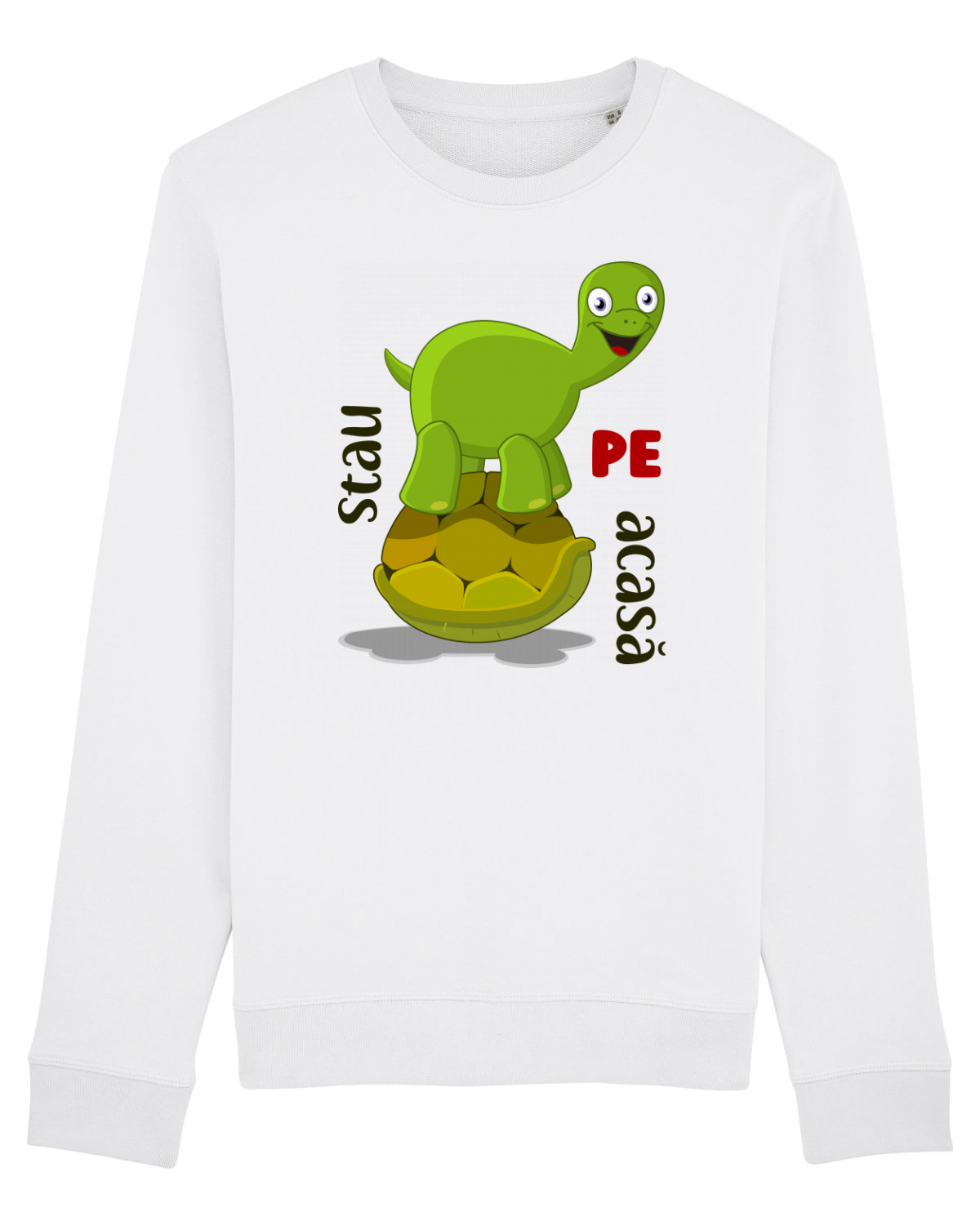 Bluză mânecă lungă Unisex Rise White