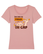 Îmi dau cu firma în cap Tricou mânecă scurtă guler larg fitted Damă Expresser