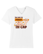 Îmi dau cu firma în cap Tricou mânecă scurtă guler V Bărbat Presenter