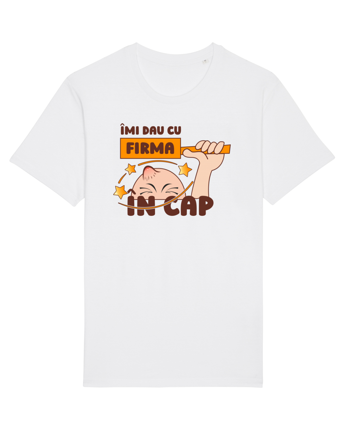 Tricou mânecă scurtă Unisex Rocker White
