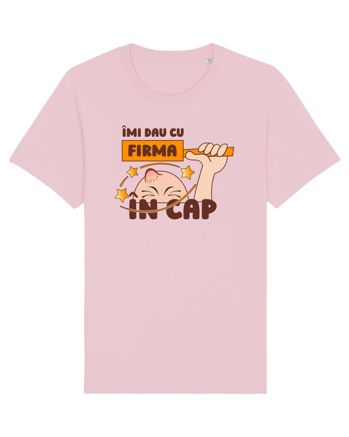 Tricou mânecă scurtă Unisex Rocker Cotton Pink