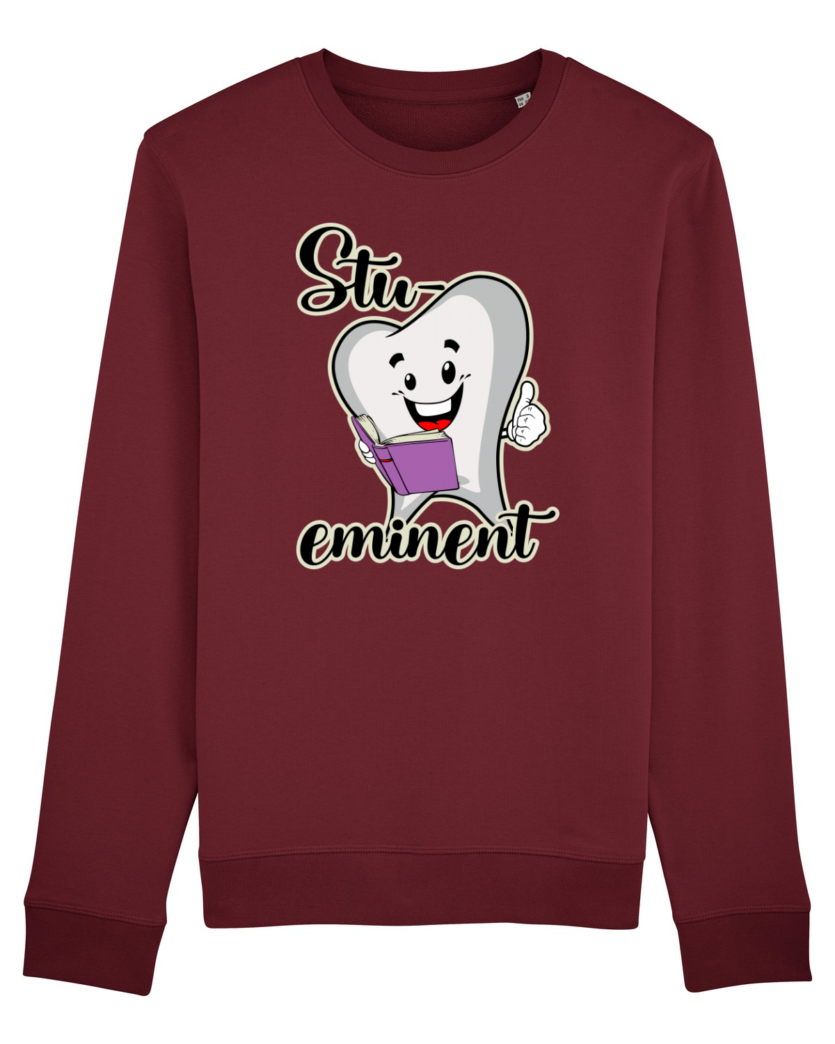 Bluză mânecă lungă Unisex Rise Burgundy