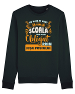 N-aș fi vrut să vin la școală Bluză mânecă lungă Unisex Rise
