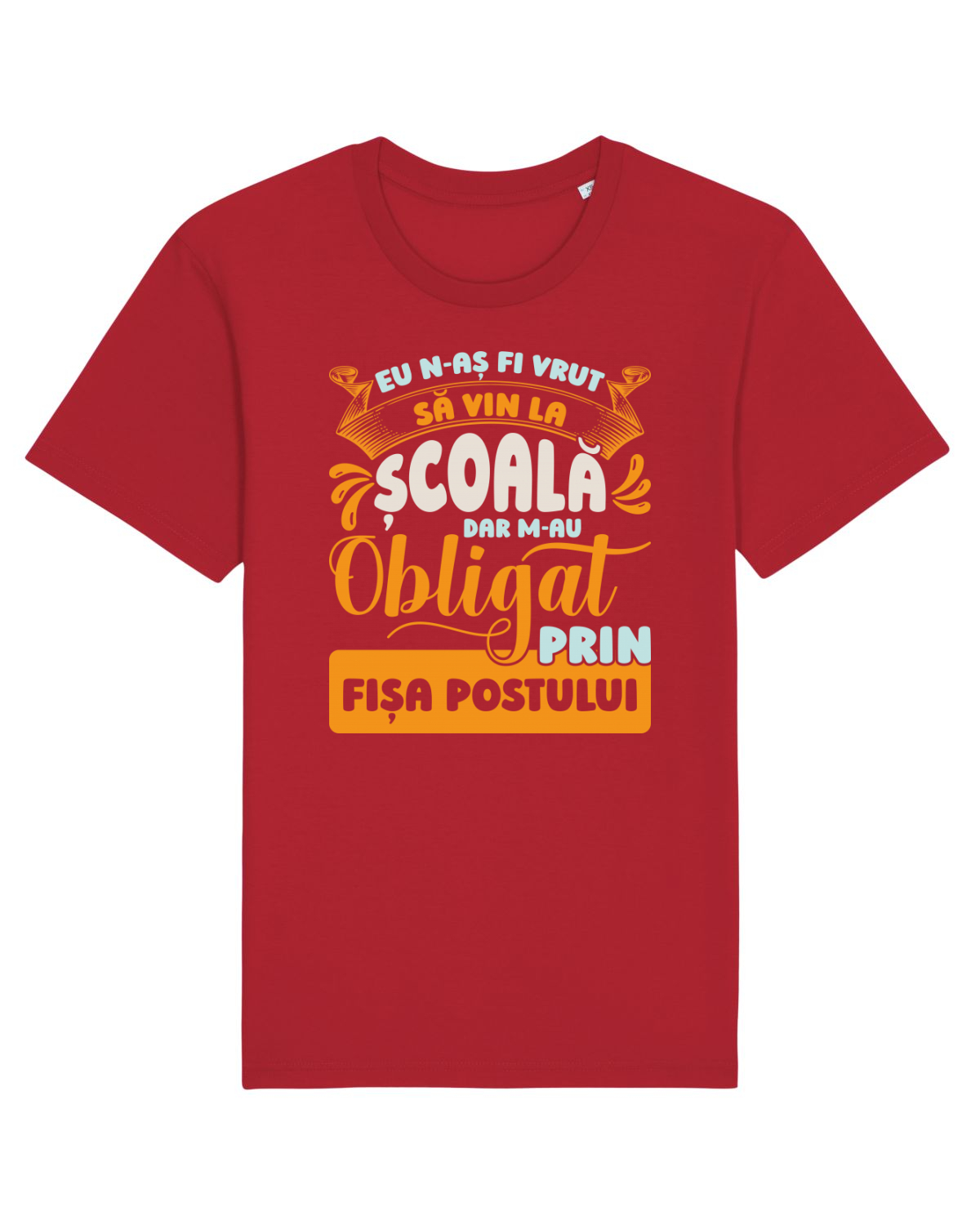 Tricou mânecă scurtă Unisex Rocker Red