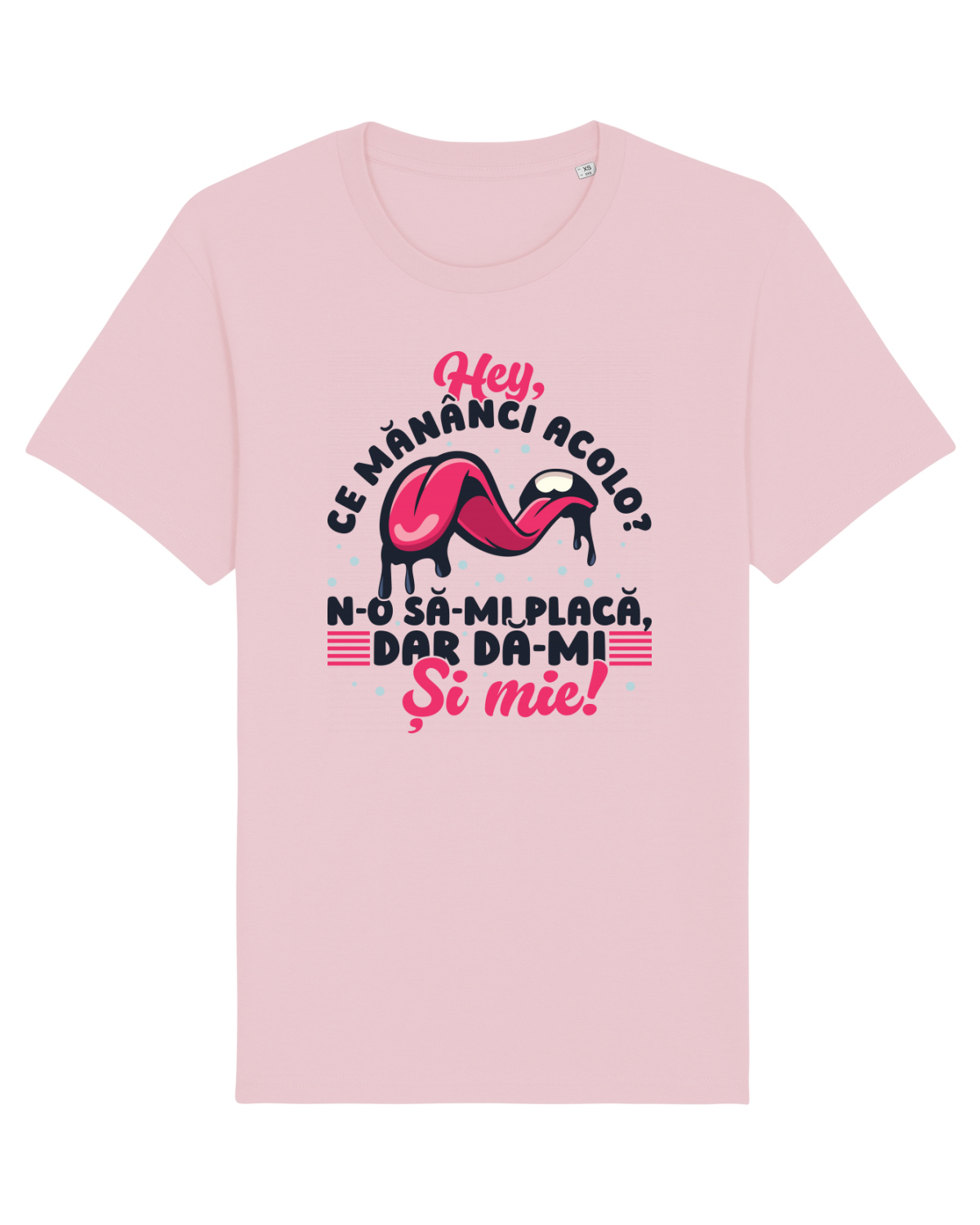 Tricou mânecă scurtă Unisex Rocker Cotton Pink