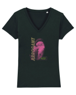 Arrogant Tricou mânecă scurtă guler V Damă Evoker