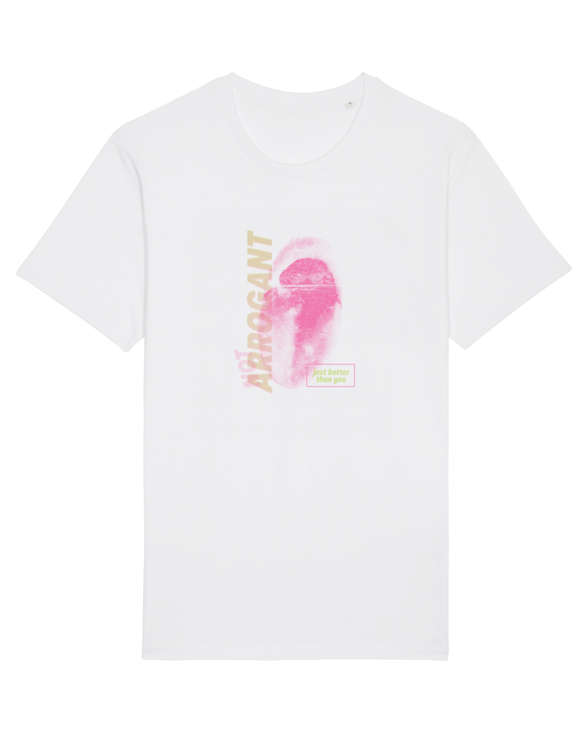 Tricou mânecă scurtă Unisex Rocker White