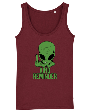 Kind Reminder Alien Style Burgundy