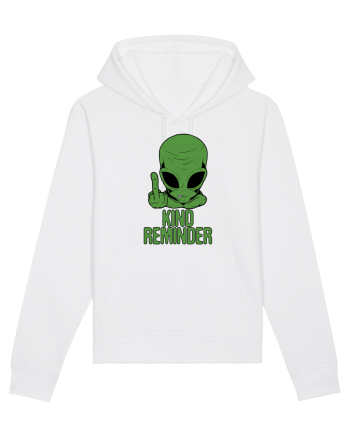 Kind Reminder Alien Style White