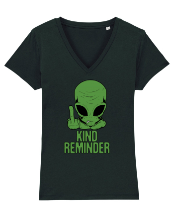 Kind Reminder Alien Style Black