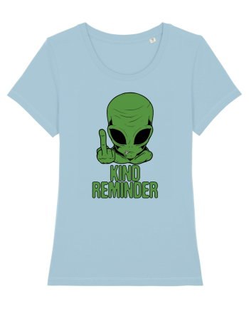 Kind Reminder Alien Style Sky Blue