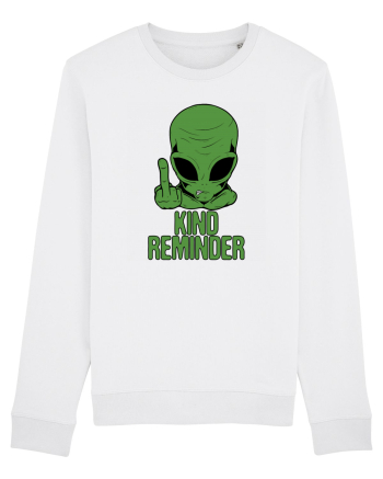 Kind Reminder Alien Style White