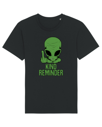 Kind Reminder Alien Style Black