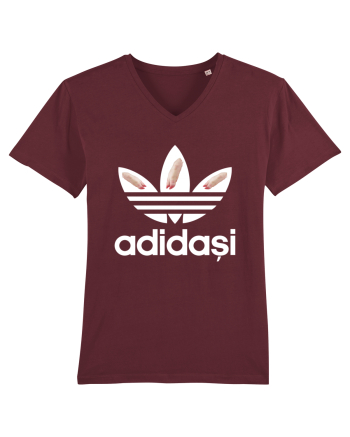 Adidasi de porc / de firma Burgundy
