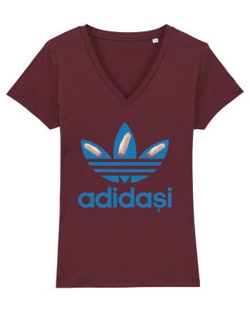 Adidasi de porc / de firma Burgundy