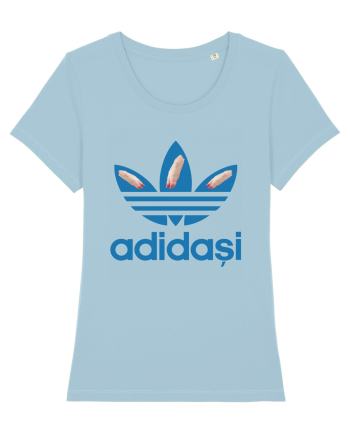 Adidasi de porc / de firma Sky Blue