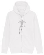 Schelete visător Hanorac cu fermoar Unisex Connector