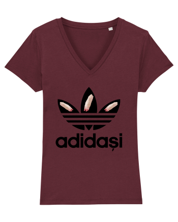 Adidasi de porc / de firma Burgundy