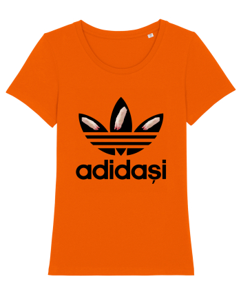 Adidasi de porc / de firma Bright Orange