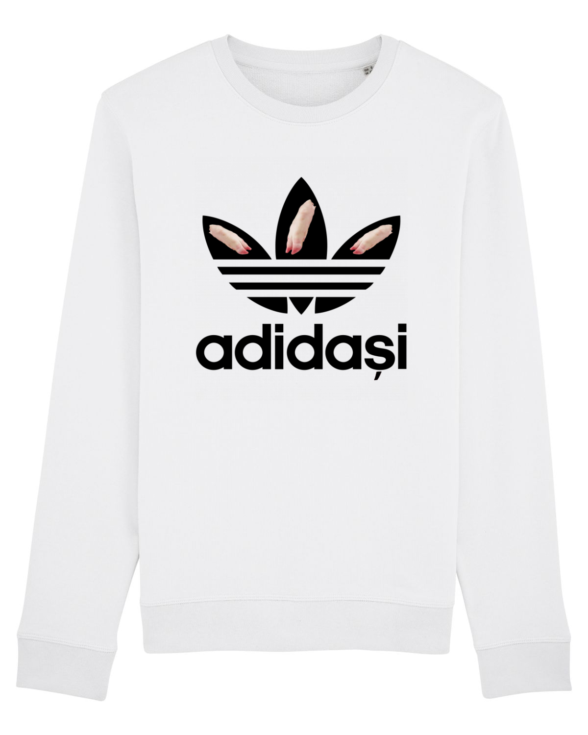 Bluză mânecă lungă Unisex Rise White