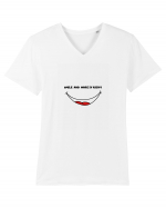 SMILE Tricou mânecă scurtă guler V Bărbat Presenter