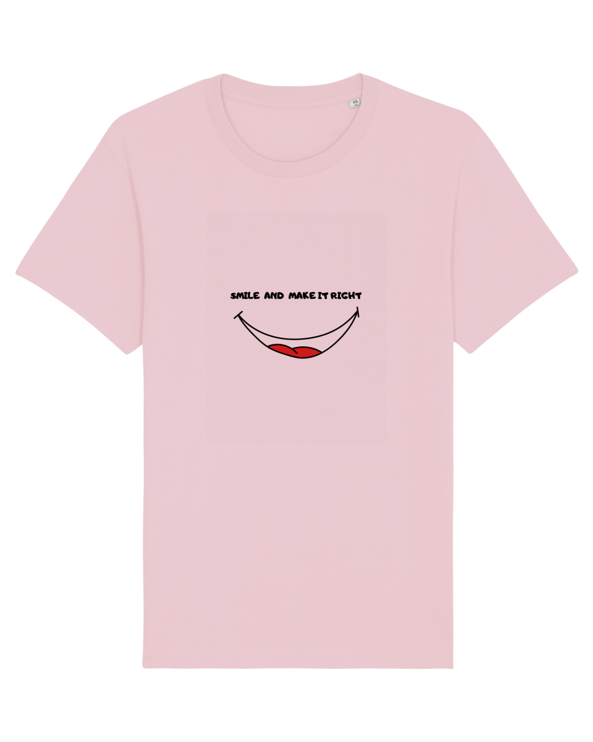 Tricou mânecă scurtă Unisex Rocker Cotton Pink