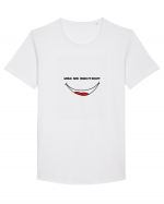 SMILE Tricou mânecă scurtă guler larg Bărbat Skater