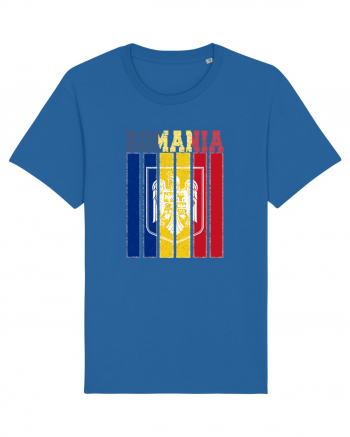 ROMANIA Grunge Royal Blue